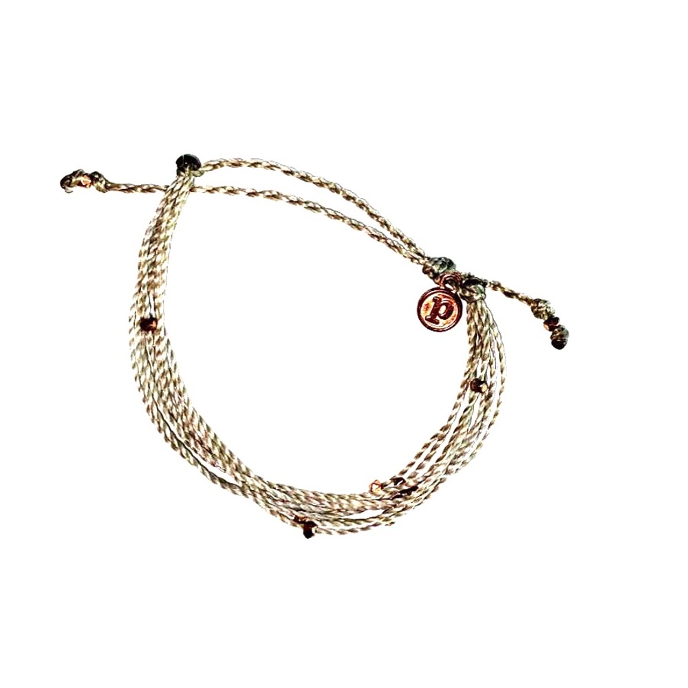 Pull tie bracelet